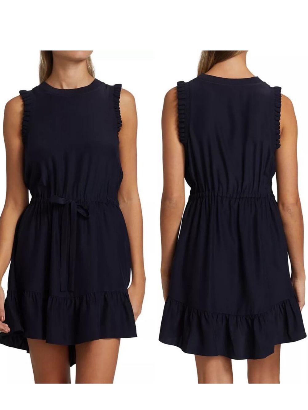 Cinq a Sept Lenora Silk Mini Dress
